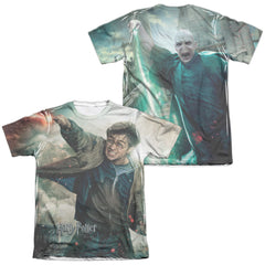 Harry Potter Harry Vs Voldemort Men's Regular Fit Poly Cotton Short-Sleeve T-Shirt