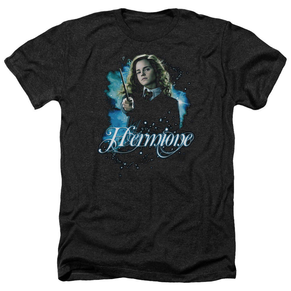 Harry Potter Hermione Ready Men's 30/1 Heather 60 40 Poly Short-Sleeve T-Shirt