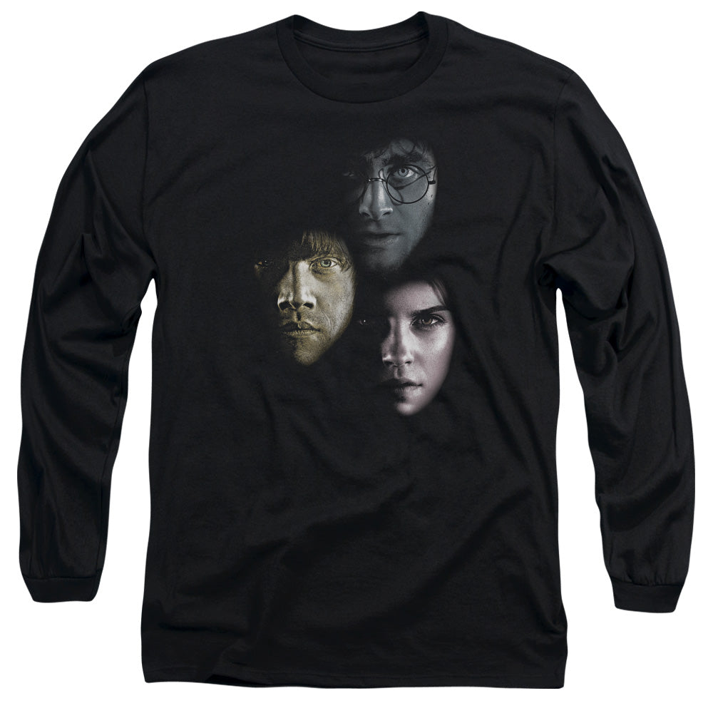 Harry Potter Hero Heads Men's 18/1 Cotton Long-Sleeve T-Shirt