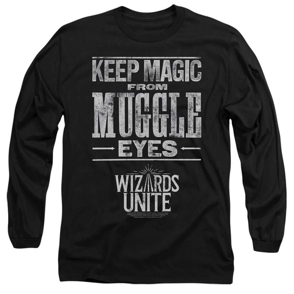 Harry Potter Hidden Magic Men's 18/1 Cotton Long-Sleeve T-Shirt