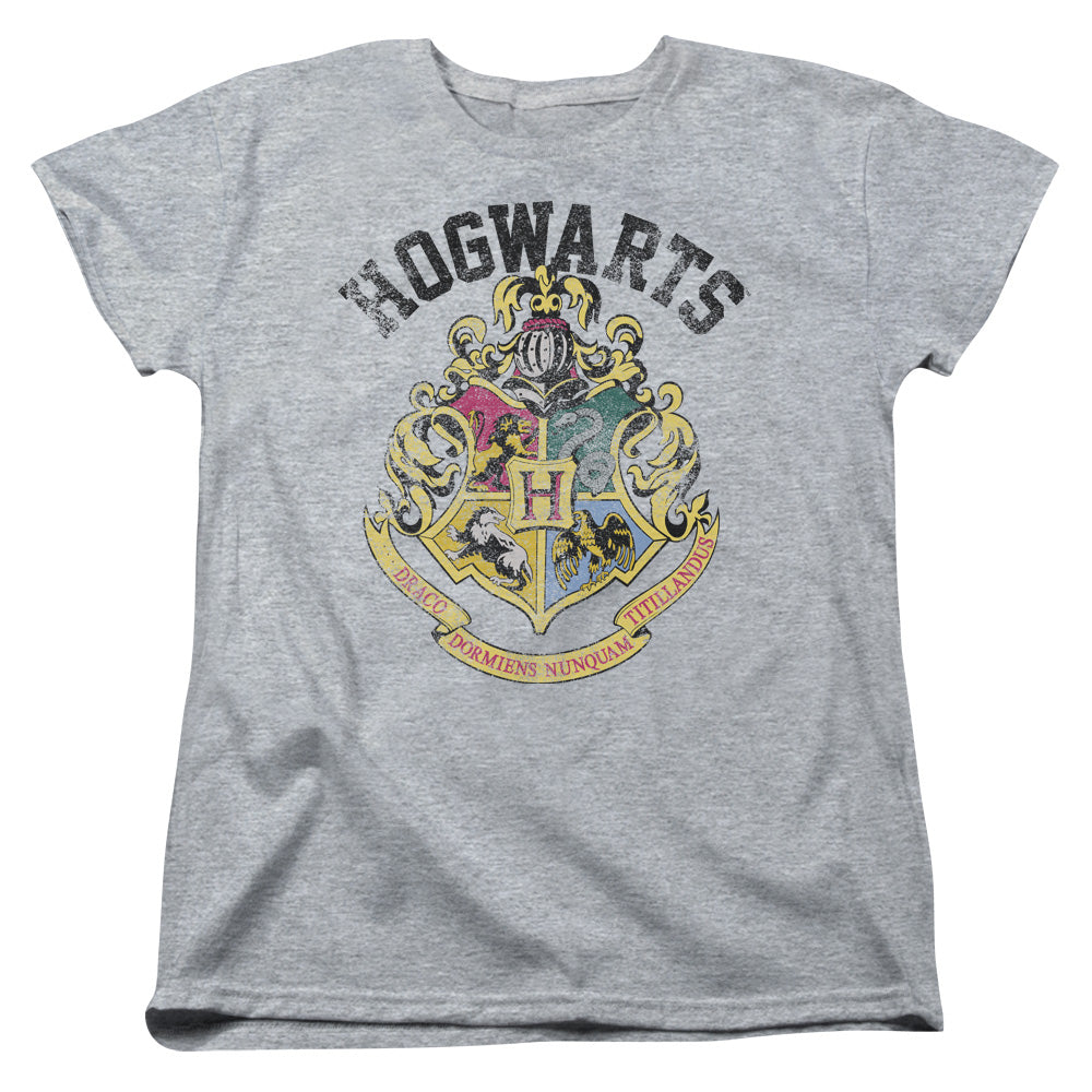 Harry Potter Hogwarts Crest Women's 18/1 Cotton Short-Sleeve T-Shirt