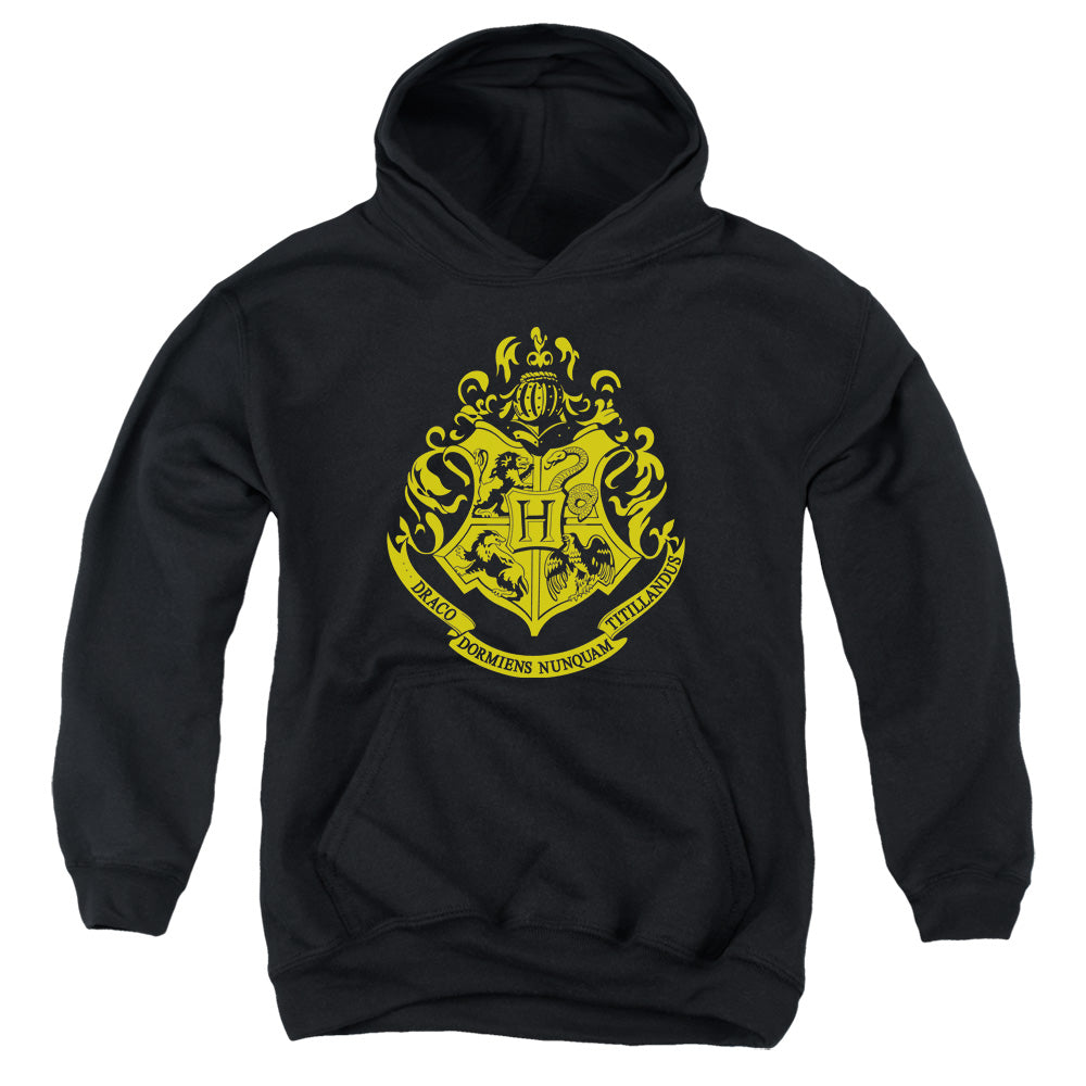 Harry Potter Hogwarts Crest Youth Cotton Poly Pull-Over Hoodie
