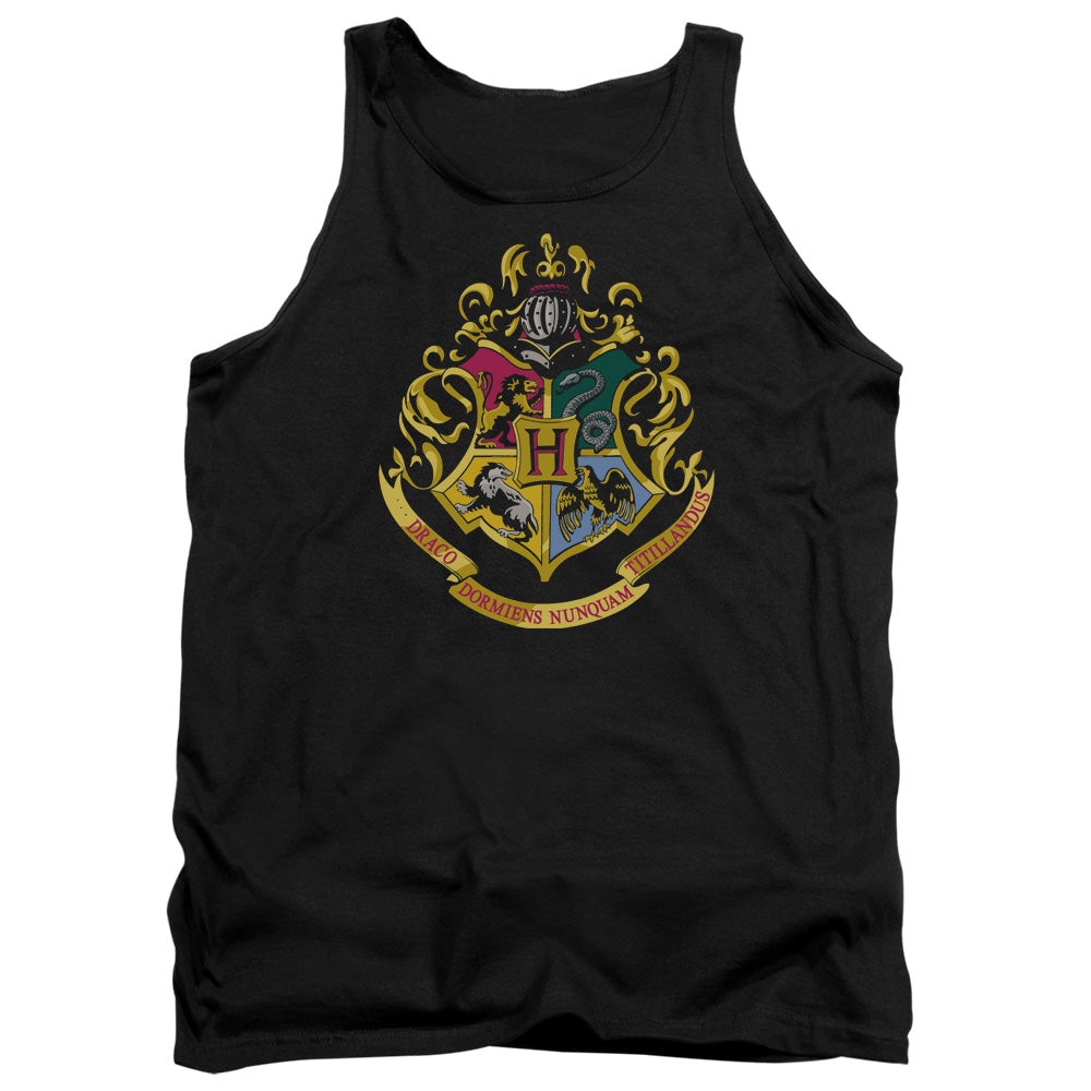 Harry Potter Hogwarts School Crest Men's 18/1 Cotton Tank Top