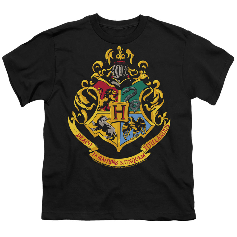 Harry Potter Hogwarts School Crest Youth 18/1 100% Cotton Short-Sleeve T-Shirt
