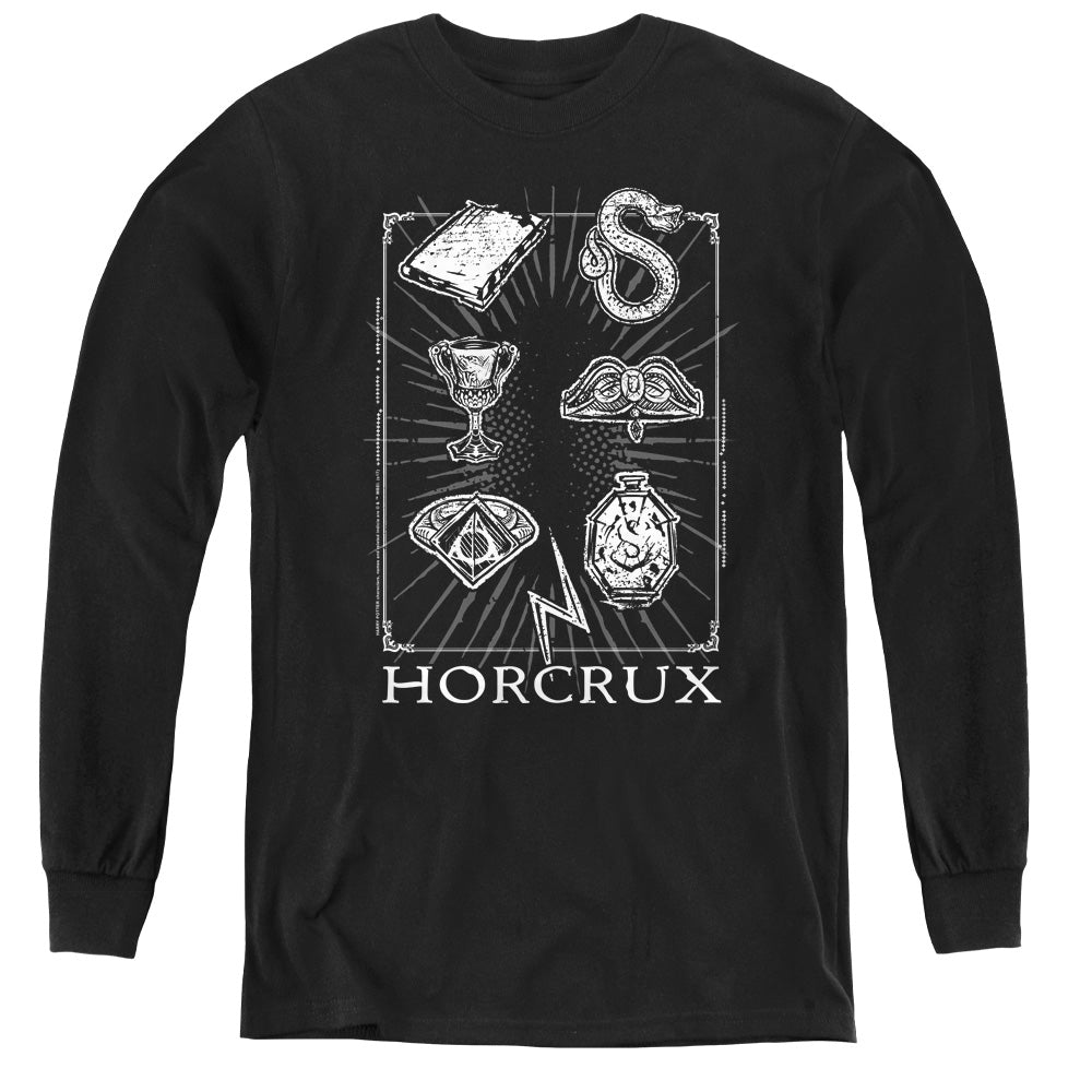 Harry Potter Horcrux Symbols Youth Long-Sleeve T-Shirt