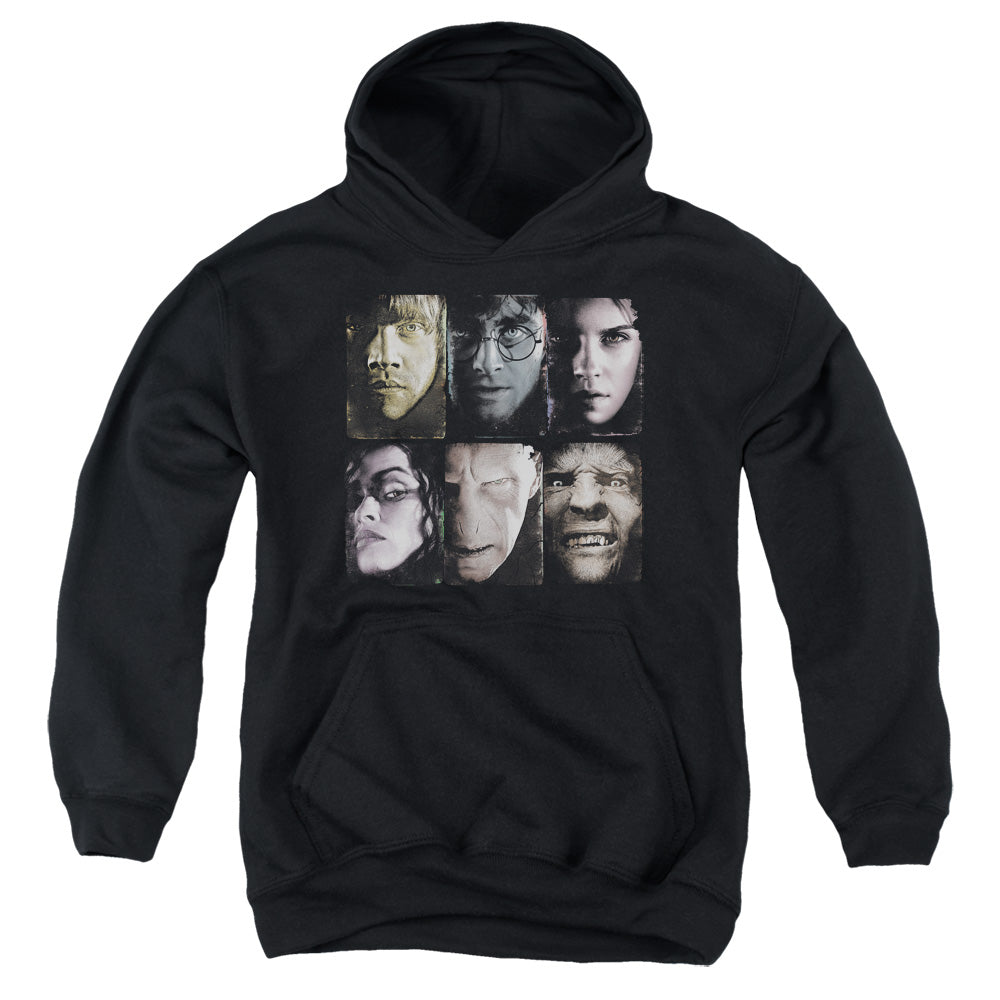 Harry Potter Horizontal Heads Youth Cotton Poly Pull-Over Hoodie