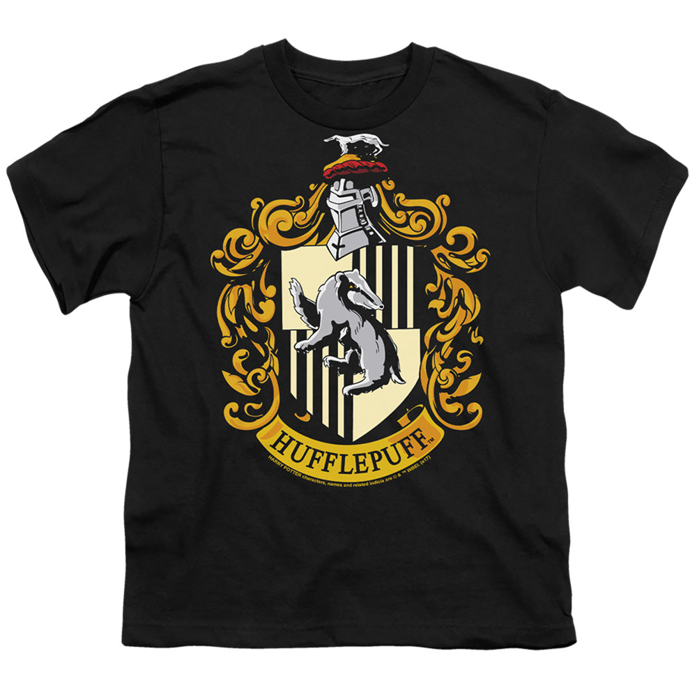 Harry Potter Hufflepuff Crest Youth 18/1 100% Cotton Short-Sleeve T-Shirt