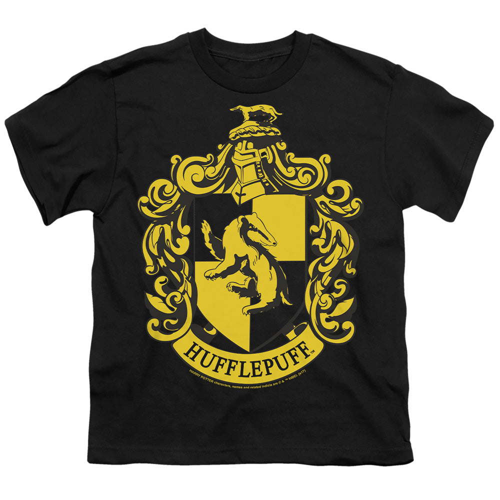 Harry Potter Hufflepuff Crest Youth 18/1 100% Cotton Short-Sleeve T-Shirt