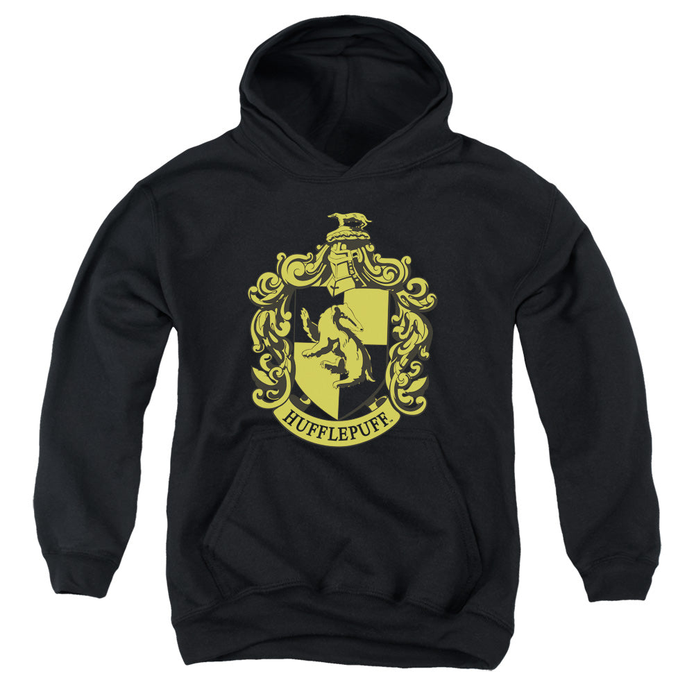 Harry Potter Hufflepuff Crest Youth Cotton Poly Pull-Over Hoodie