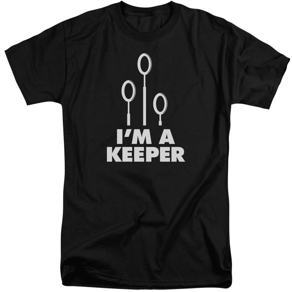 Harry Potter Keeper Men's 18/1 Tall Cotton Short-Sleeve T-Shirt
