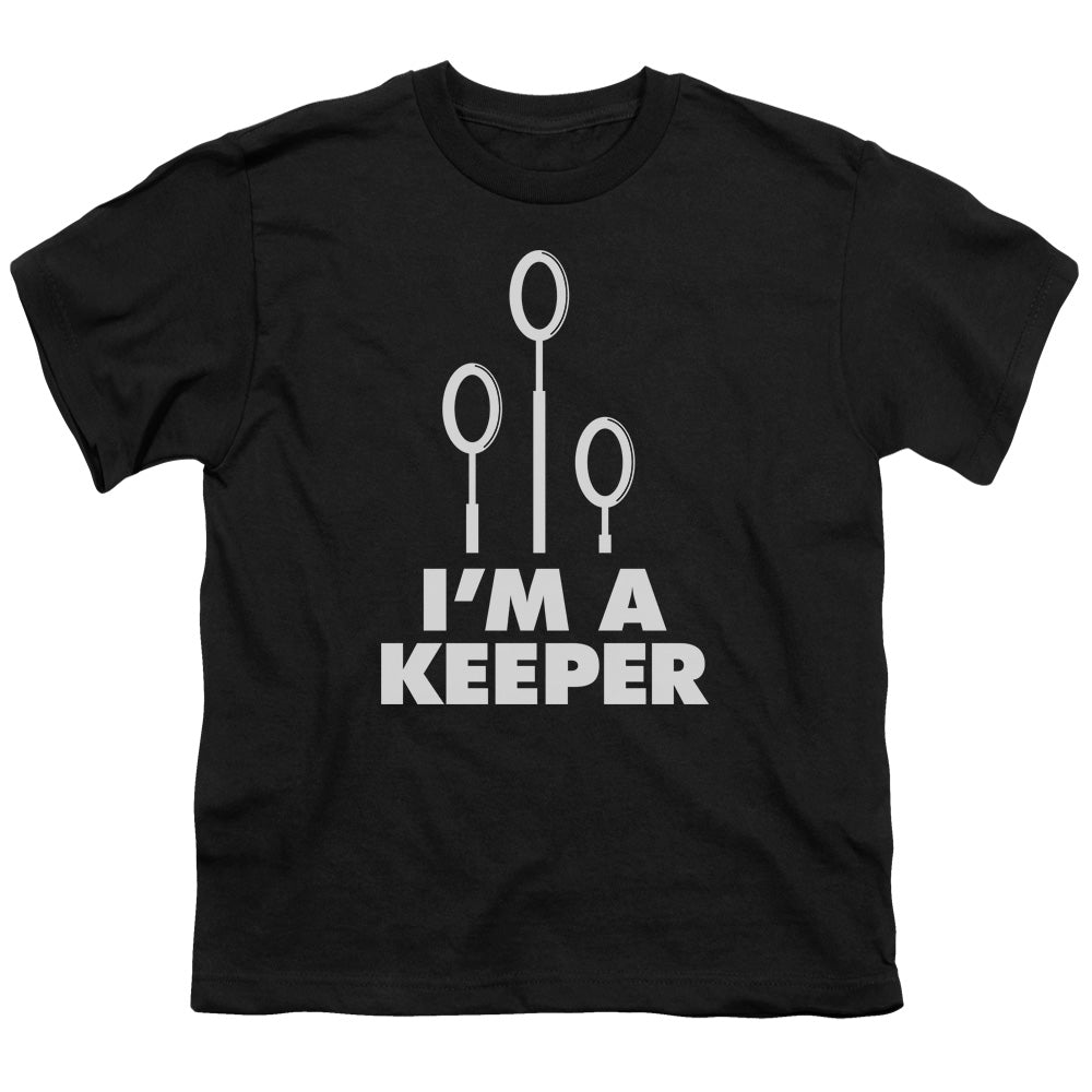 Harry Potter Keeper Youth 18/1 100% Cotton Short-Sleeve T-Shirt