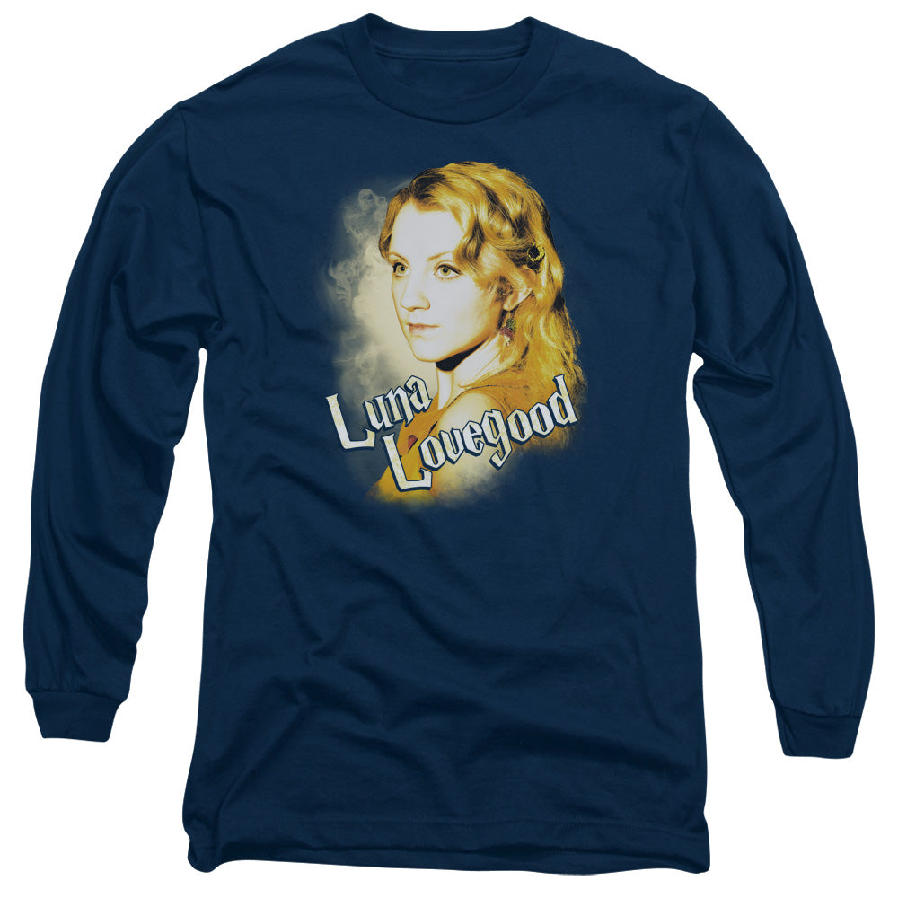 Harry Potter Luna Closeup Men's 18/1 Cotton Long-Sleeve T-Shirt
