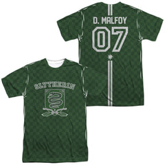 Harry Potter Malfoy Sweater (Front/Back Print) Men's Regular Fit Polyester Short-Sleeve T-Shirt
