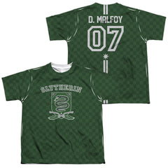 Harry Potter Malfoy Sweater (Front/Back Print) Youth Regular Fit Poly Short-Sleeve T-Shirt