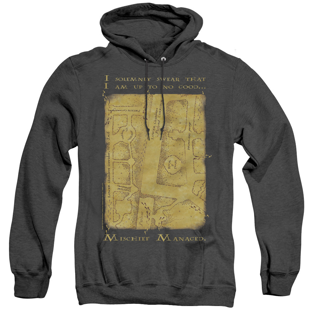 Harry Potter Marauders Map Interior Words Men's Pull-Over Hoodie