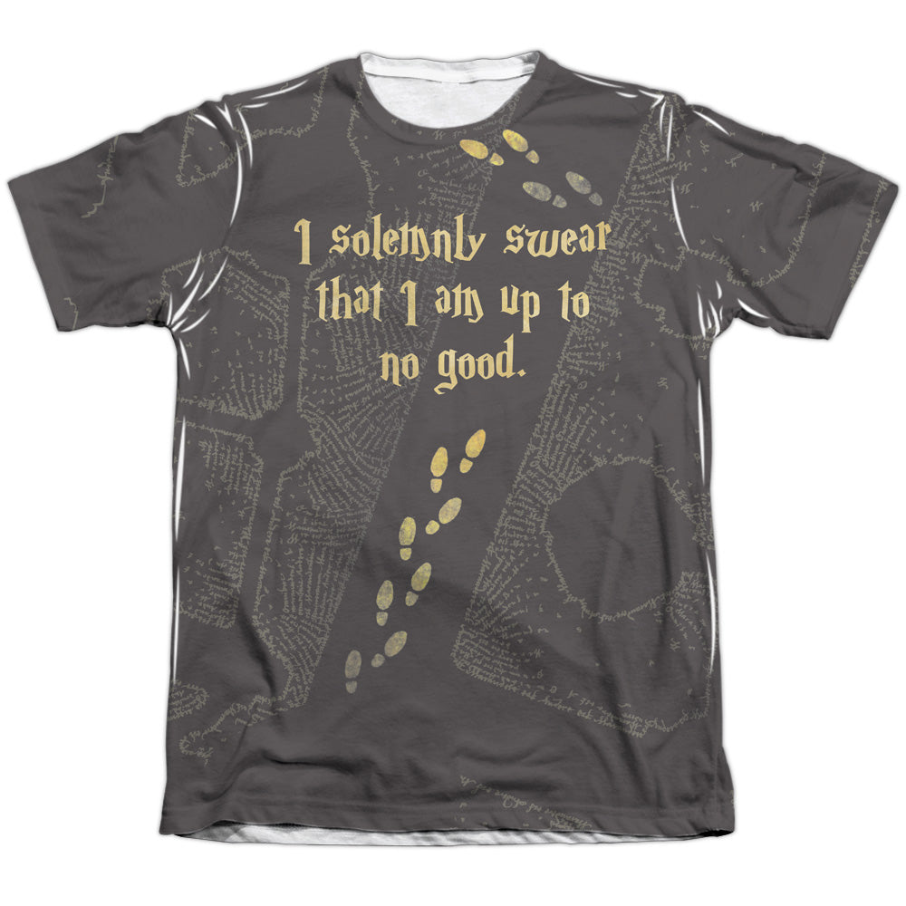 Harry Potter Marauders Map Men's Regular Fit Poly Cotton Short-Sleeve T-Shirt