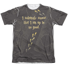 Harry Potter Marauders Map Men's Regular Fit Poly Cotton Short-Sleeve T-Shirt