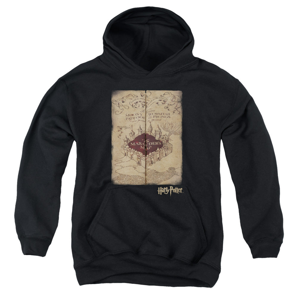 Harry Potter Marauders Map Youth Cotton Poly Pull-Over Hoodie
