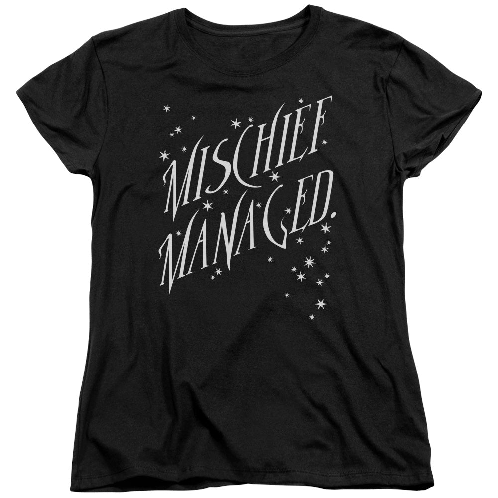 Harry Potter Mischief Managed 4 Women's 18/1 Cotton Short-Sleeve T-Shirt