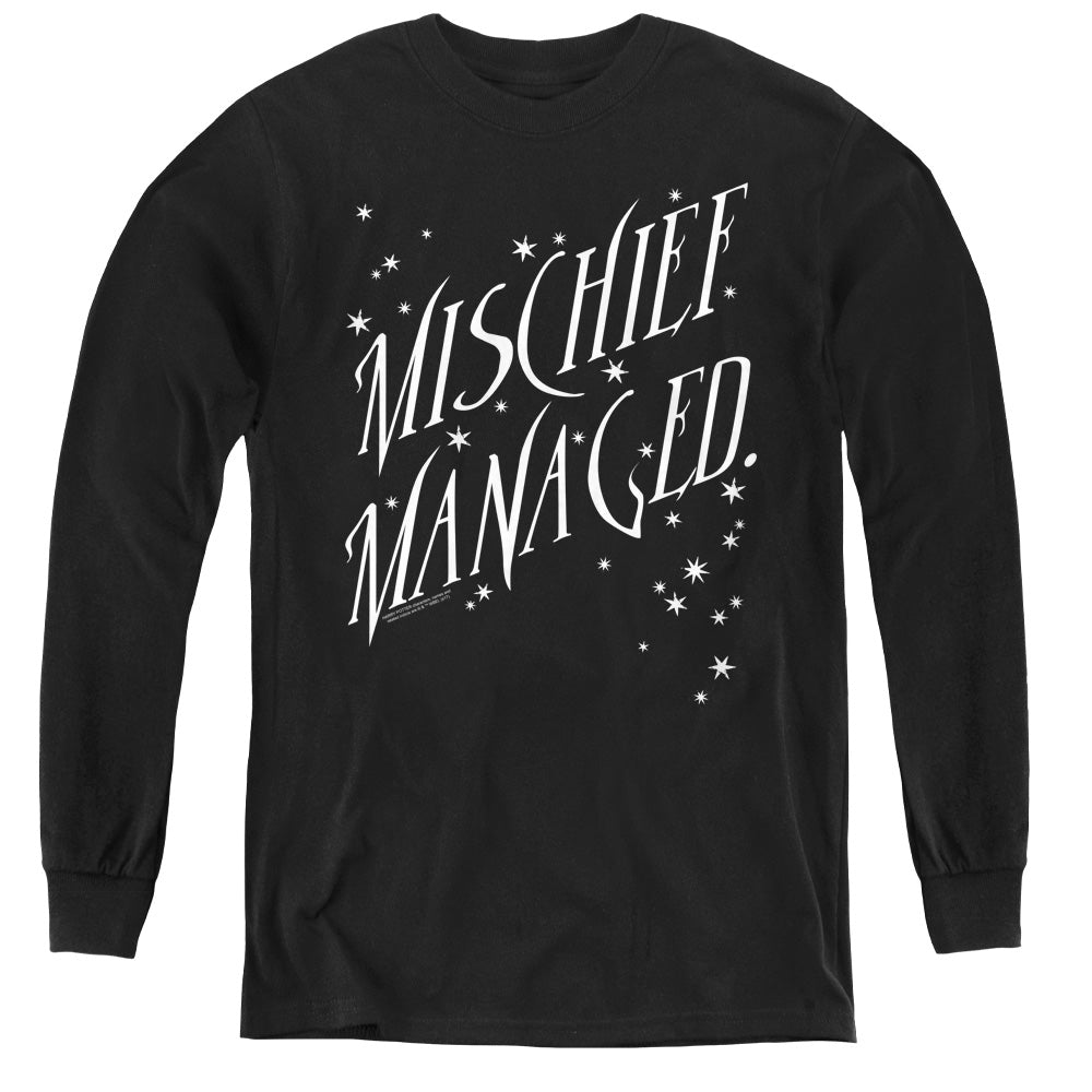 Harry Potter Mischief Managed 4 Youth Long-Sleeve T-Shirt