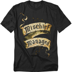 Harry Potter Mischief Managed Men's 18/1 Cotton Short-Sleeve T-Shirt