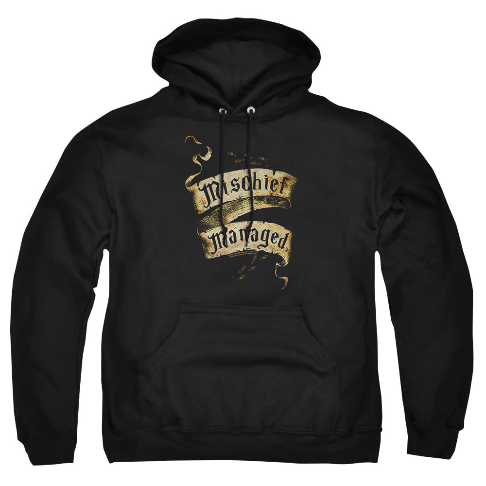 Harry Potter Mischief Managed Men's Pull-Over 75 25 Poly Hoodie