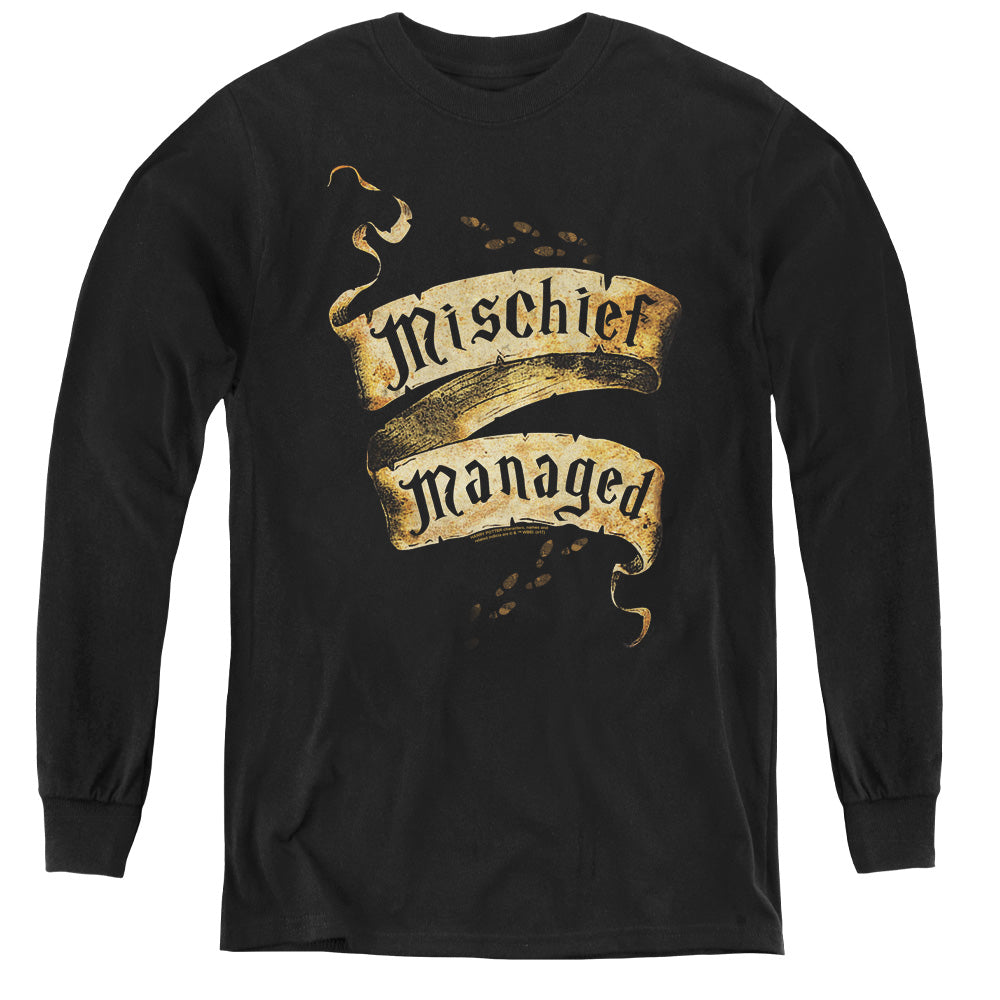 Harry Potter Mischief Managed Youth Long-Sleeve T-Shirt
