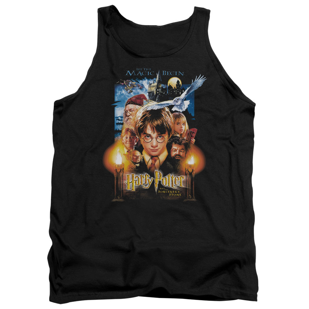 Harry Potter Movie Poster Men's 18/1 Cotton Tank Top