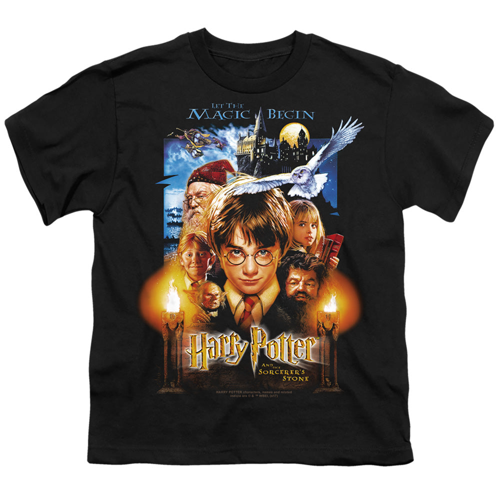 Harry Potter Movie Poster Youth 18/1 100% Cotton Short-Sleeve T-Shirt