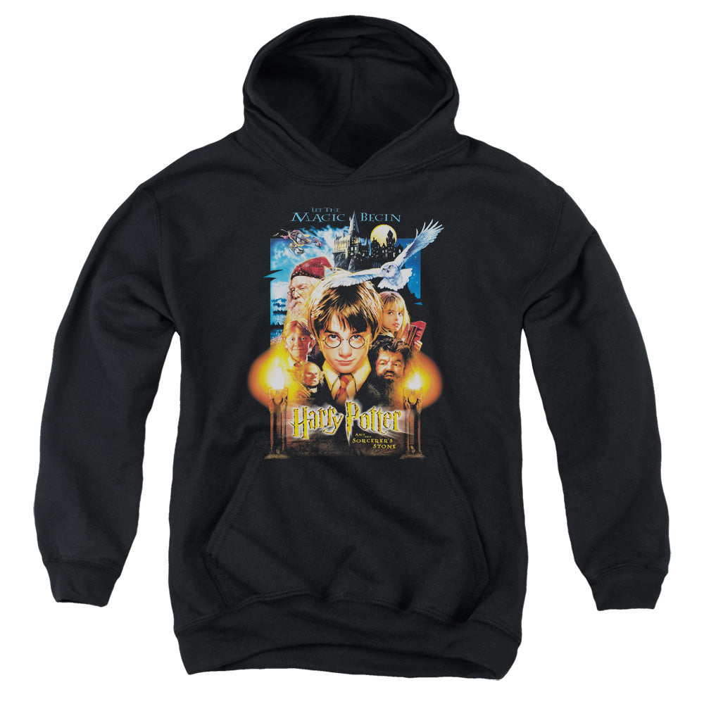Harry Potter Movie Poster Youth Cotton Poly Pull-Over Hoodie