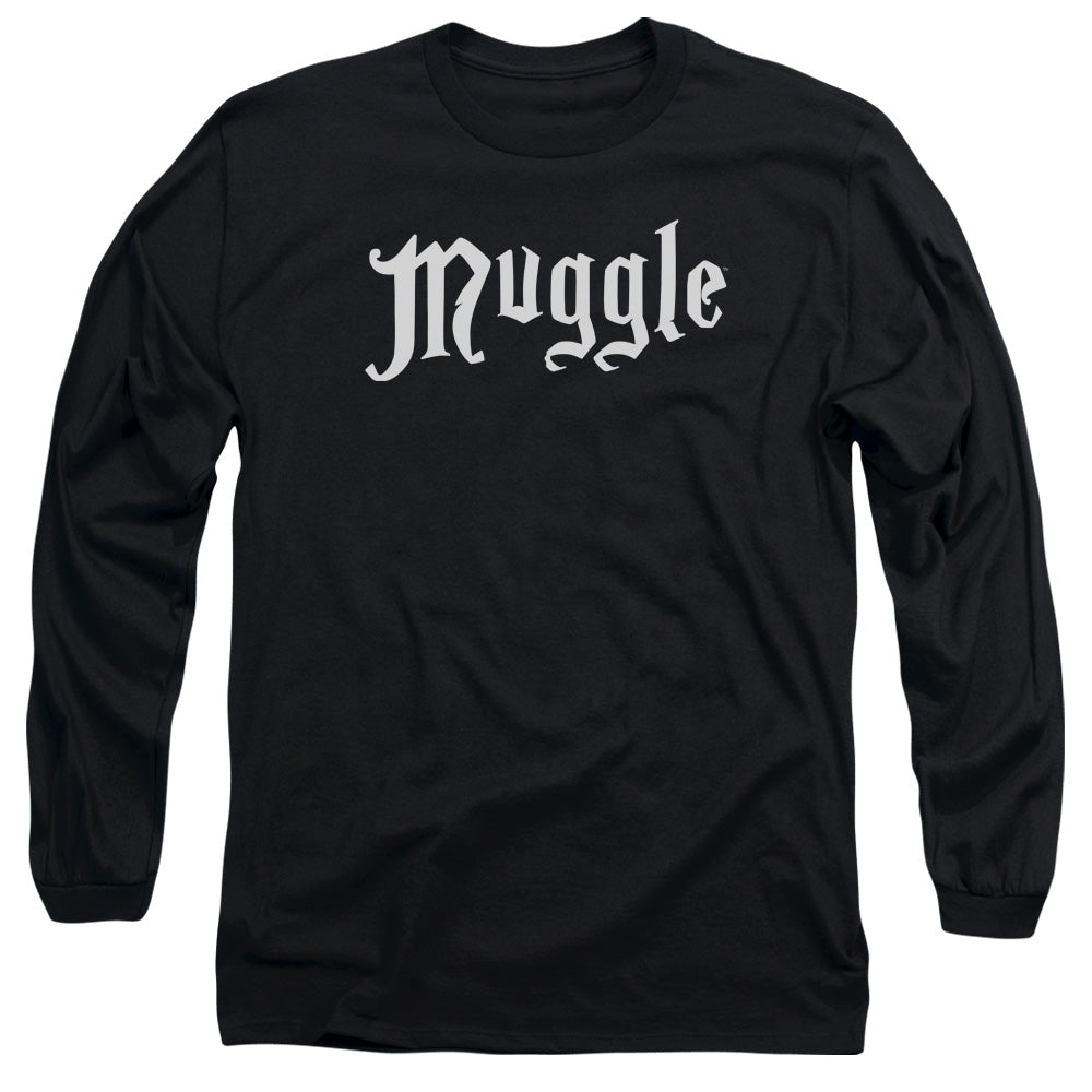 Harry Potter Muggle Men's 18/1 Cotton Long-Sleeve T-Shirt