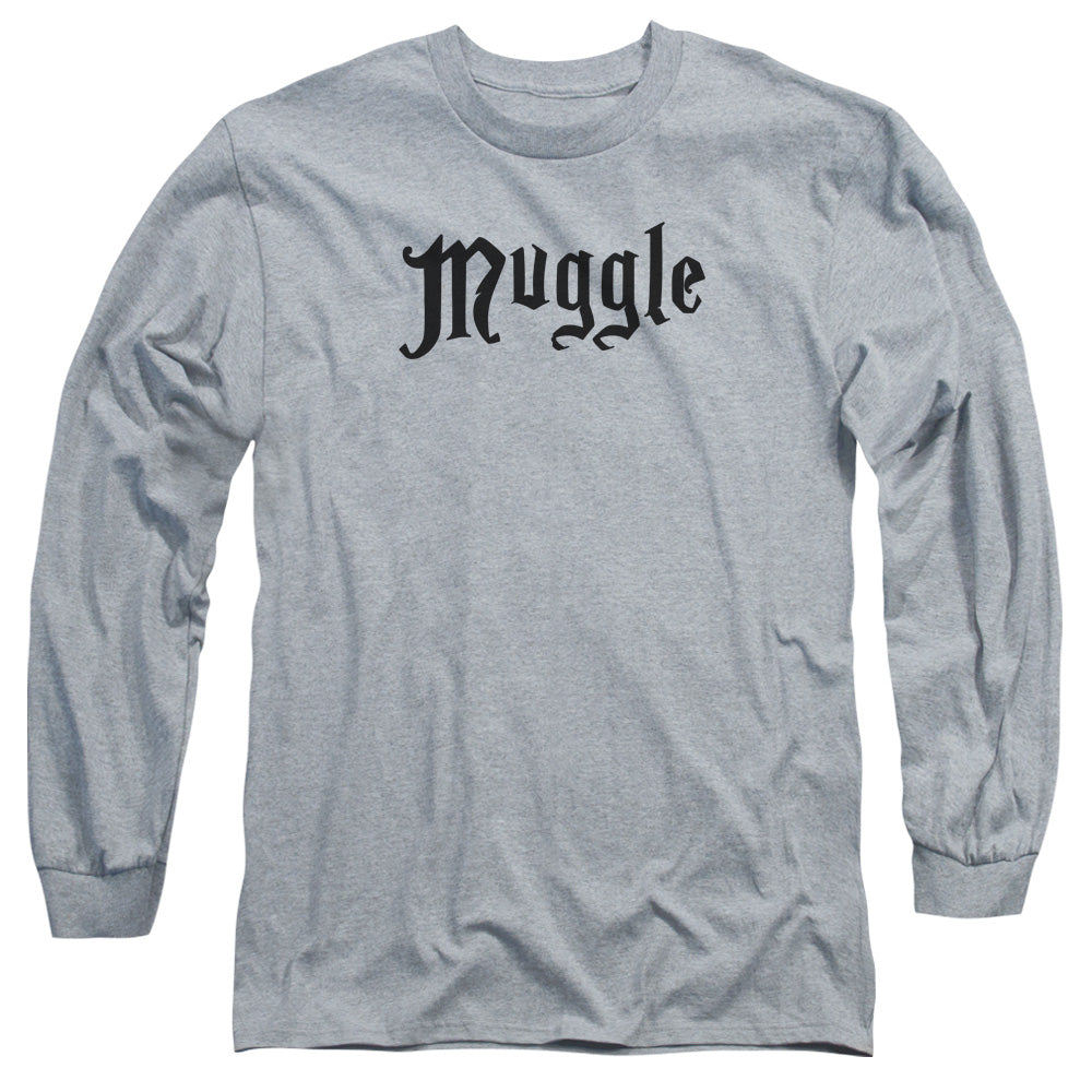 Harry Potter Muggle Men's 18/1 Cotton Long-Sleeve T-Shirt