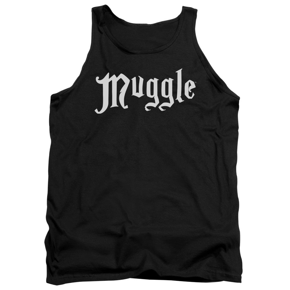Harry Potter Muggle Men's 18/1 Cotton Tank Top