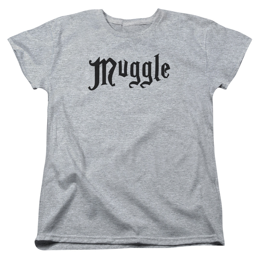 Harry Potter Muggle Women's 18/1 Cotton Short-Sleeve T-Shirt