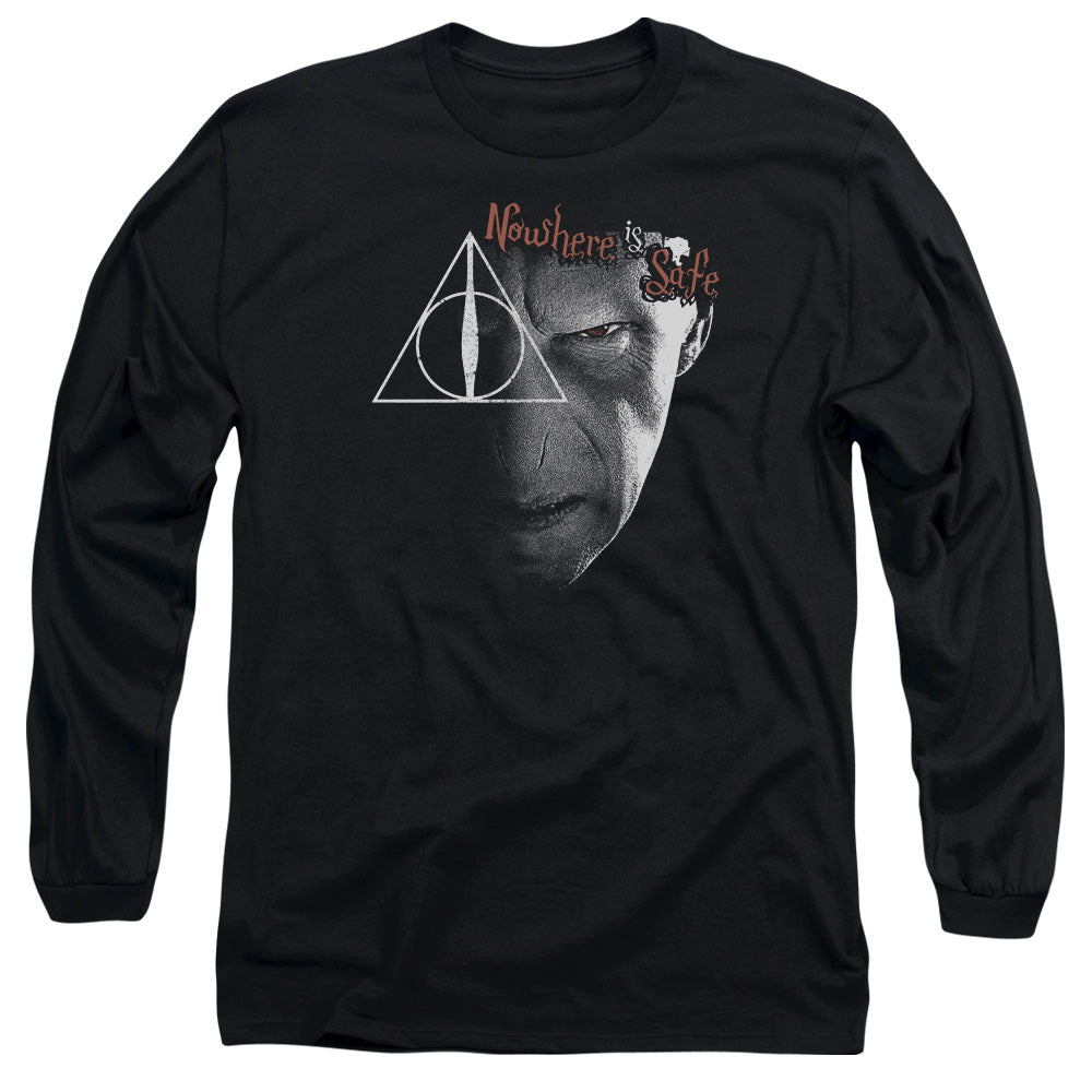 Harry Potter Nowhere Is Safe Men's 18/1 Cotton Long-Sleeve T-Shirt