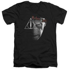 Harry Potter Nowhere Is Safe Men's 30/1 Cotton Slim V-Neck T-Shirt