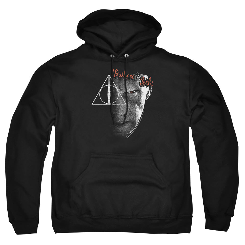 Harry Potter Nowhere Is Safe Men's Pull-Over 75 25 Poly Hoodie