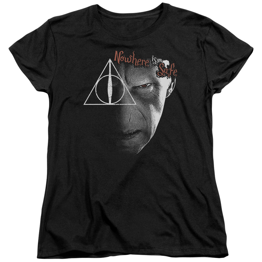 Harry Potter Nowhere Is Safe Women's 18/1 Cotton Short-Sleeve T-Shirt