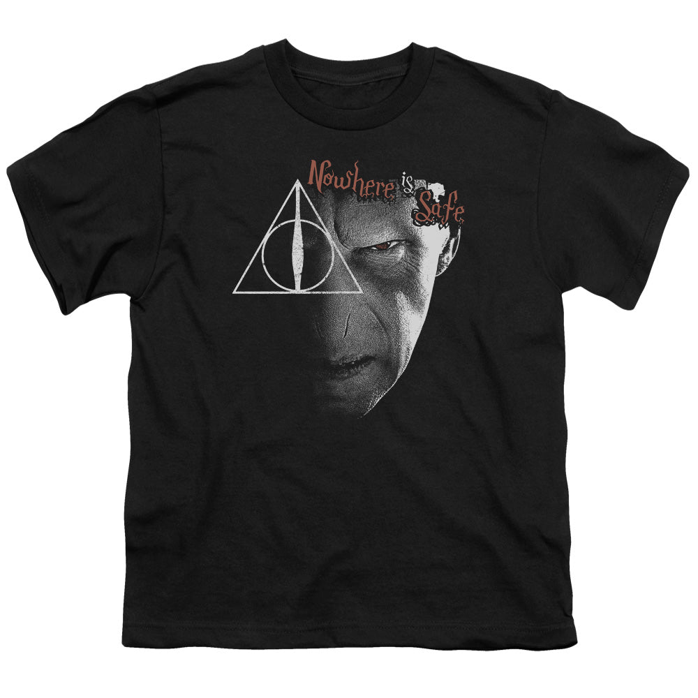 Harry Potter Nowhere Is Safe Youth 18/1 100% Cotton Short-Sleeve T-Shirt