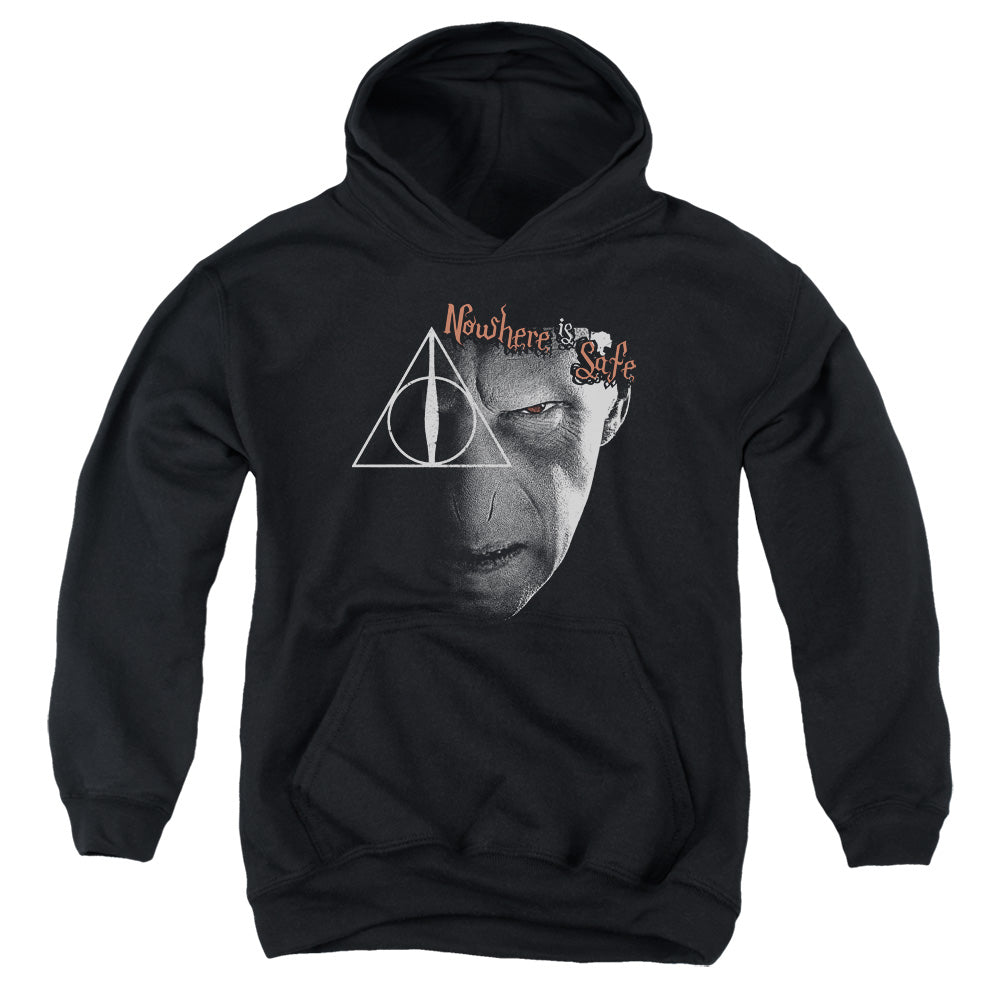 Harry Potter Nowhere Is Safe Youth Cotton Poly Pull-Over Hoodie