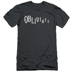 Harry Potter Obliviate Men's Ultra-Soft 30/1 Cotton Slim Short-Sleeve T-Shirt