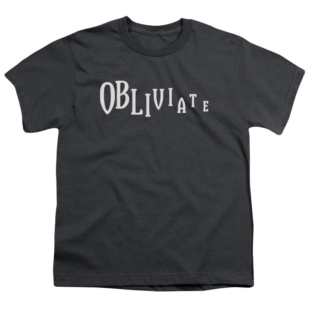 Harry Potter Obliviate Youth 18/1 100% Cotton Short-Sleeve T-Shirt