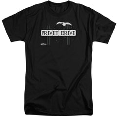 Harry Potter Privet Drive Men's 18/1 Tall Cotton Short-Sleeve T-Shirt