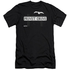 Harry Potter Privet Drive Men's Ultra-Soft 30/1 Cotton Slim Short-Sleeve T-Shirt