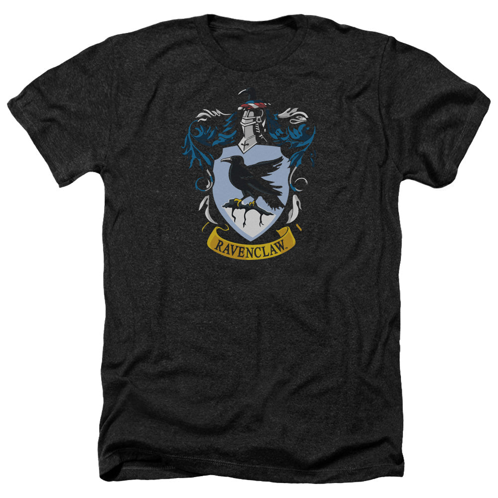 Harry Potter Ravenclaw Crest Men's 30/1 Heather 60 40 Poly Short-Sleeve T-Shirt