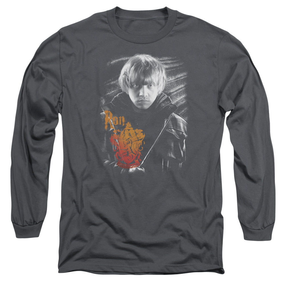 Harry Potter Ron Portrait Men's 18/1 Cotton Long-Sleeve T-Shirt