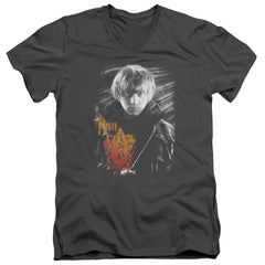 Harry Potter Ron Portrait Men's 30/1 Cotton Slim V-Neck T-Shirt