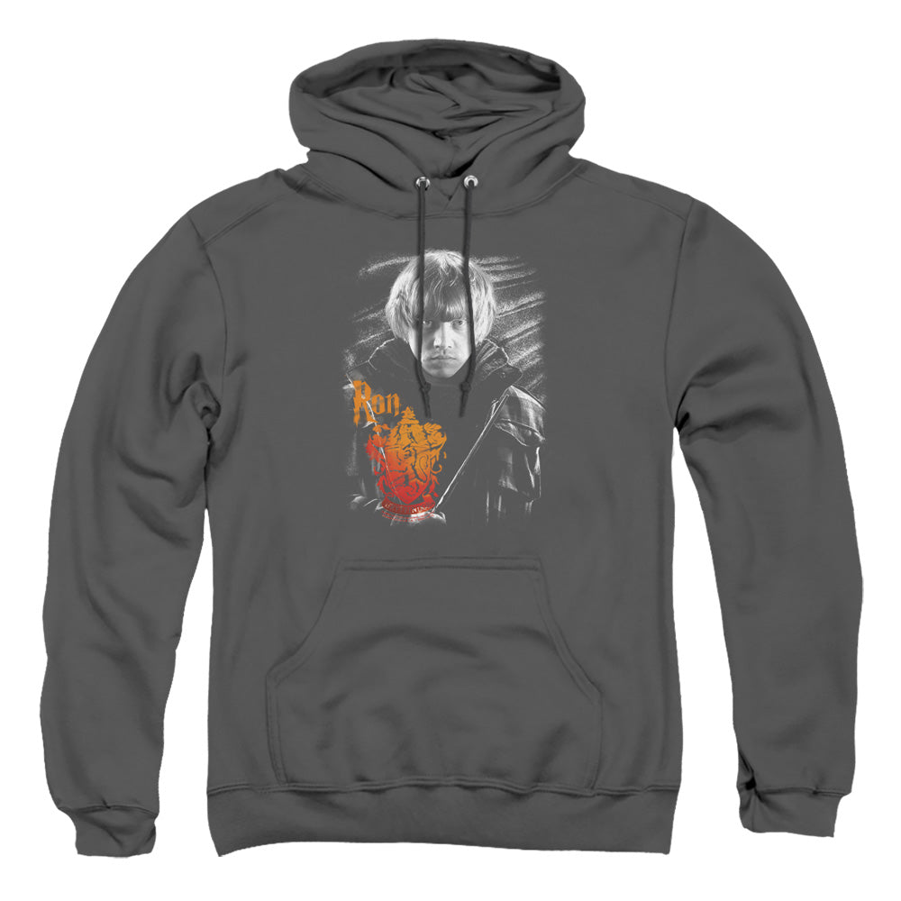 Harry Potter Ron Portrait Men's Pull-Over 75 25 Poly Hoodie