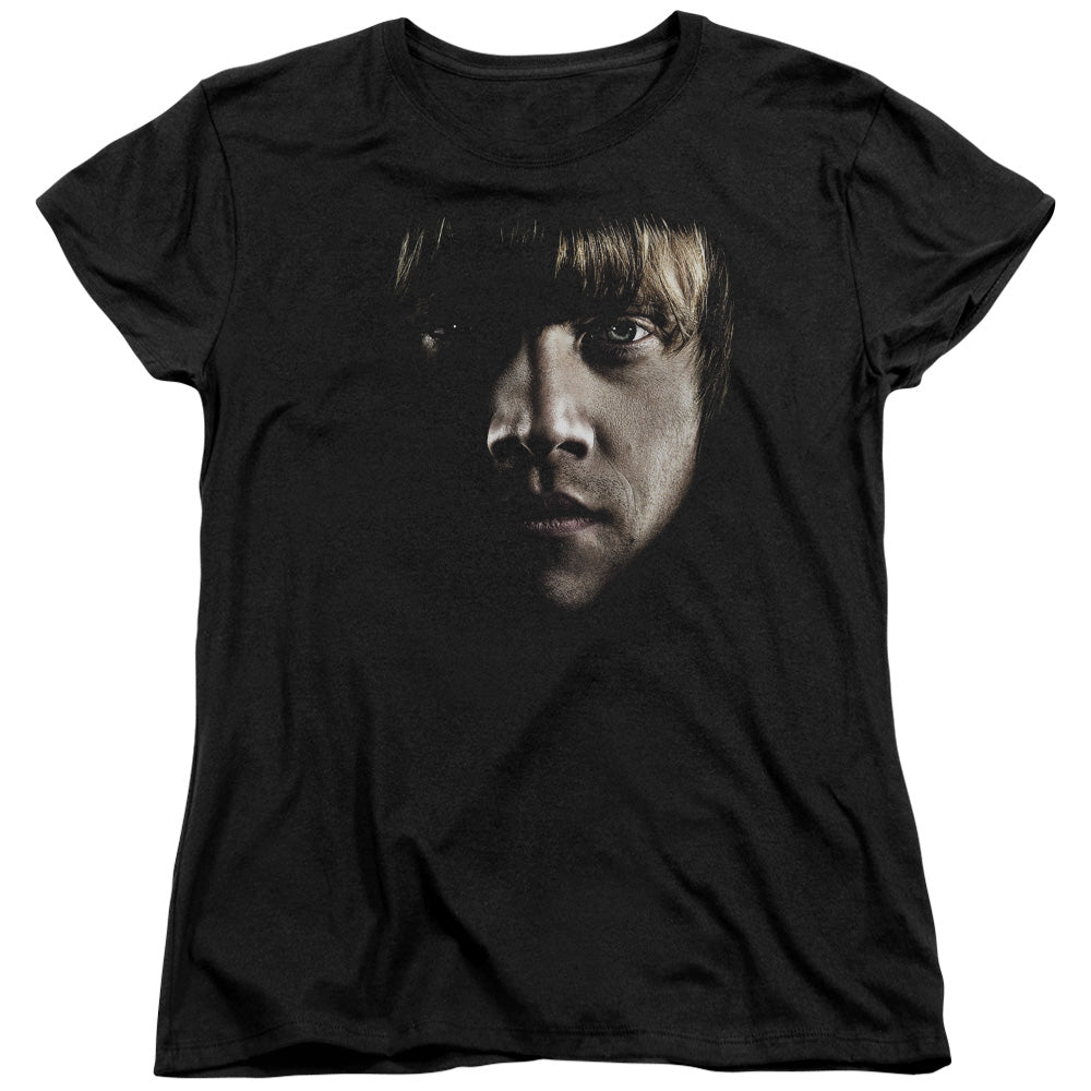 Harry Potter Ron Poster Head Women's 18/1 Cotton Short-Sleeve T-Shirt