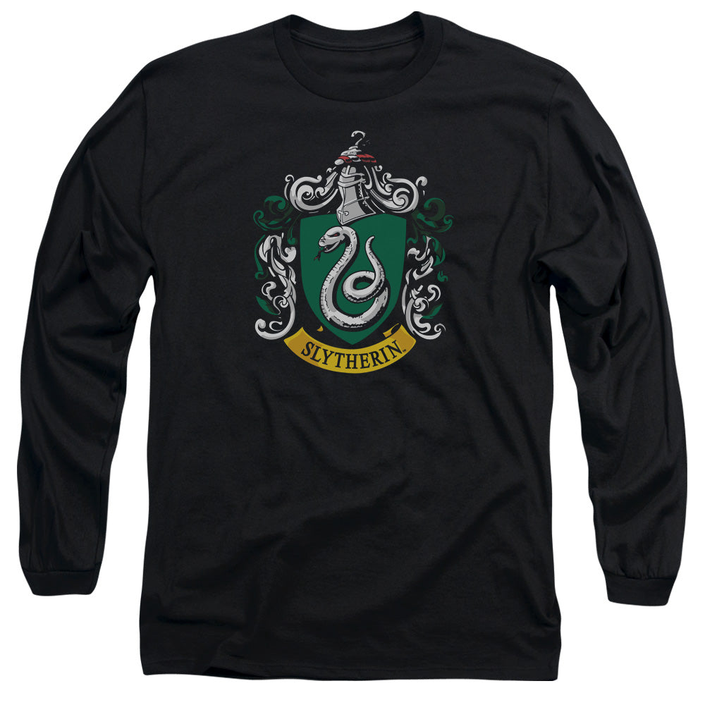 Harry Potter Slytherin Crest Men's 18/1 Cotton Long-Sleeve T-Shirt